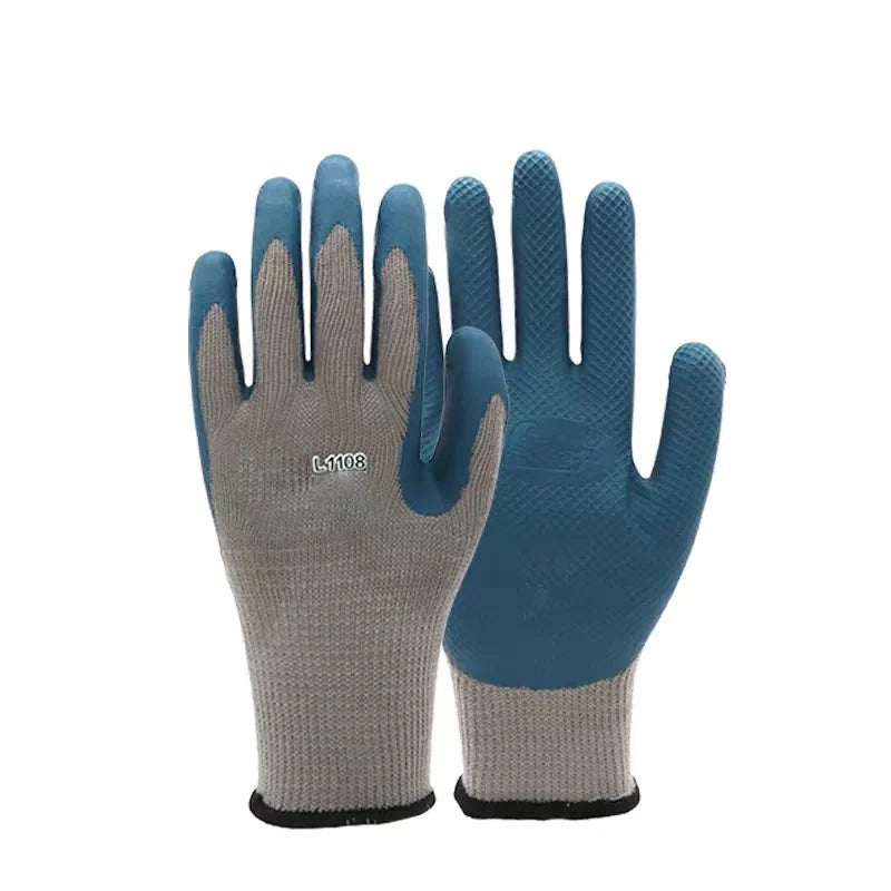 Heavy Duty Industrial Safety Work Gloves Rubber Coated Works Gloves for Men Assembly Mechanic Construction Safety Accessories