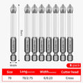 70mm/2.9 Inch Phillips Impact Screwdriver Bit: Perfect for Plastic, Wood, and Metal Projects in Home, Office, and Factory!